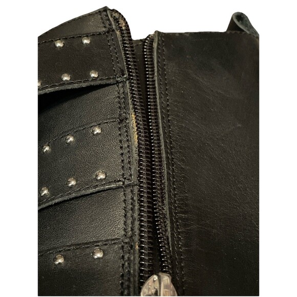 Vince Camuto, Bobette Black Studded Boots. (6M) - Picture 15 of 16